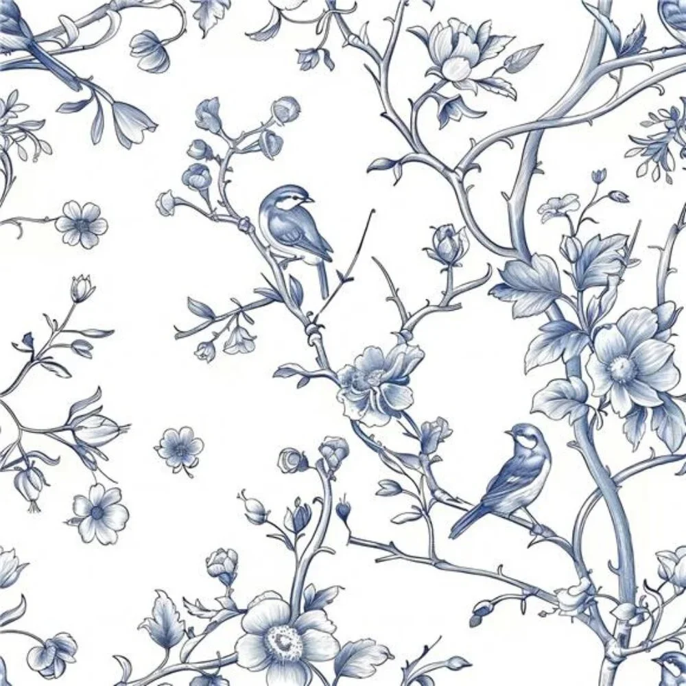 Bird Peel and Stick Wallpaper Self Adhesive Vinyl Wall Paper
